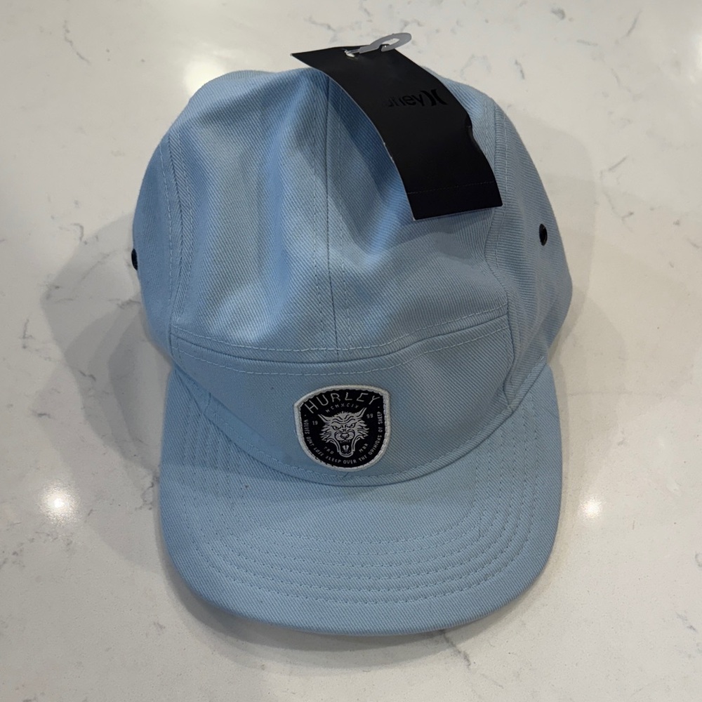 Hurley Caps in Black, Red, Light Blue, and Dark Blue - Picture 5 of 6